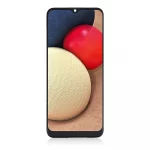 Replacement LCD Screen For Samsung Galaxy A02S (A025F) Big Version Black – With Frame - Image 3