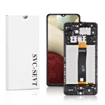 Genuine LCD Screen For Samsung Galaxy A12 (A127F) With Frame and Touchpad – Black  (GH82-26485A)