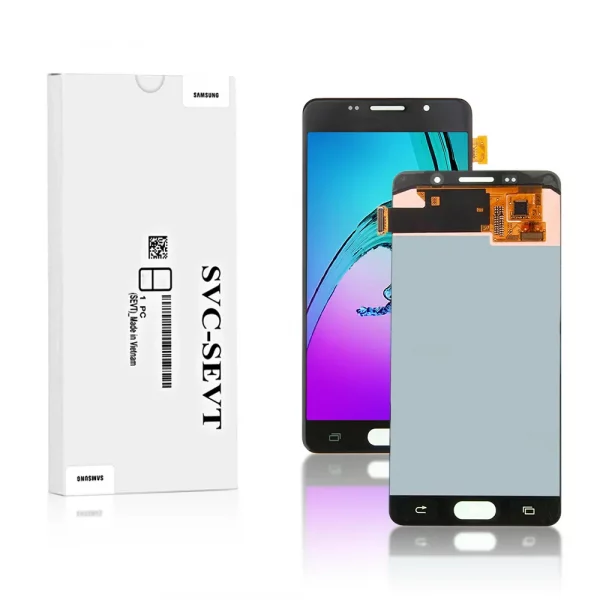 Genuine LCD Screen For Samsung Galaxy A5 2016 (A510F) No Frame – Black  (GH97-18250B)