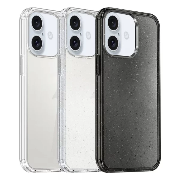 Glittered Starpoint Case For iPhone 16