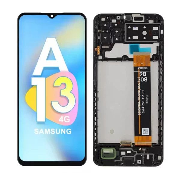 Premium A+ LCD Screen For Samsung Galaxy A13 4G (A135) Black – With Frame