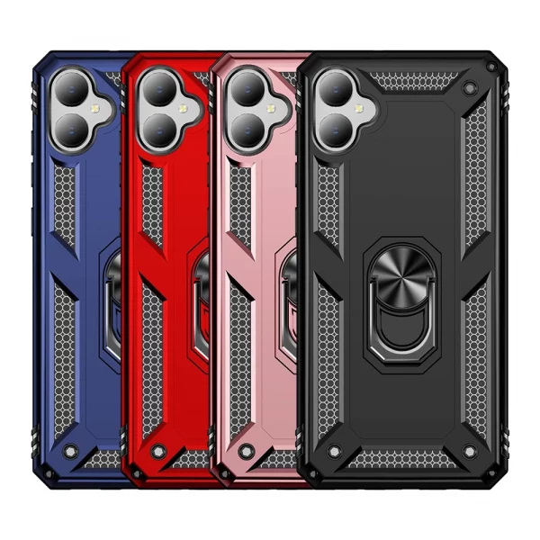 Slim Shockproof Ring Armor Stand Phone Case for Samsung Galaxy A06 (A065F)