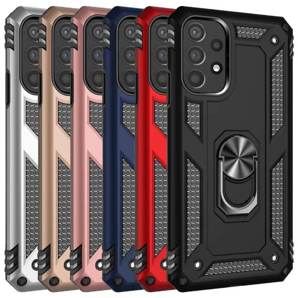 Slim Shockproof Ring Armor Stand Phone Case for Samsung Galaxy A72 (A725F)