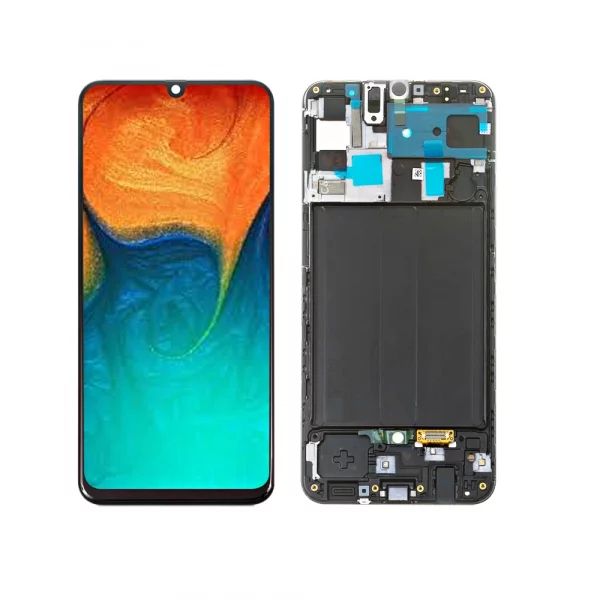 Replacement OLED LCD Screen For Samsung Galaxy A50 (A505F) Black – With Frame