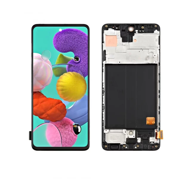 Replacement OLED LCD Screen For Samsung Galaxy A51 5G (A516F) – With Frame