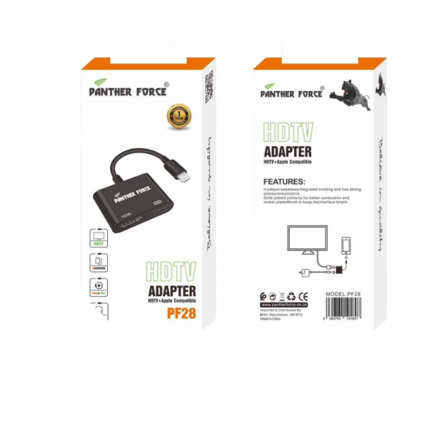 PF28- Panther Force Adapter – Compatible with HDTV & Apple Devices