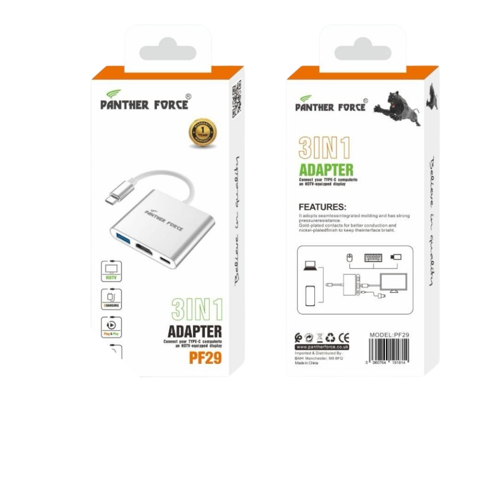 PF-291-Photoroom.png PF29- PANTHER FORCE 3 IN 1 ADAPTER - Image 1