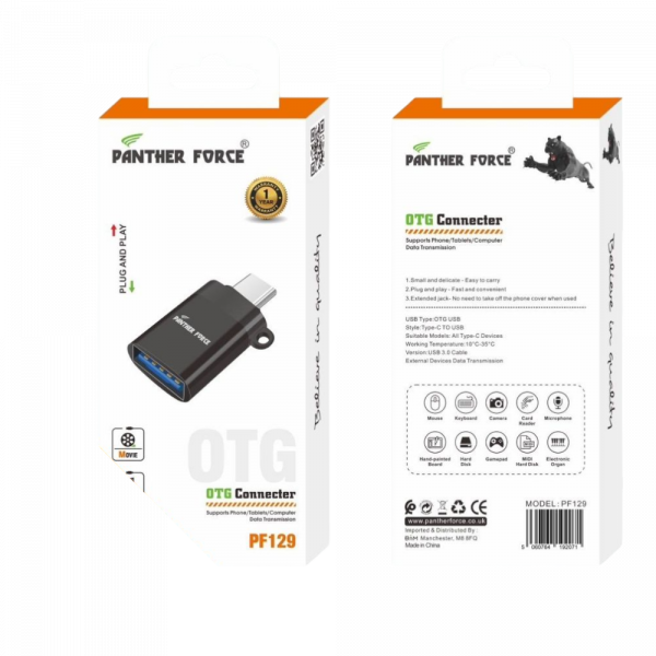 PF129 - Panther Force OTG Connector - Universal Connectivity for USB Devices