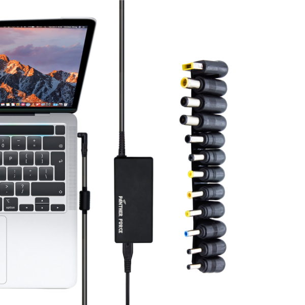 PF172 - Panther Force 90W Universal Laptop Charger - Powerful & Portable