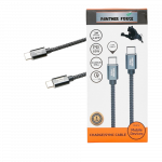 PF61 - Panther Force Fast Charge USB-C to Type-C Cable - Extended Length for Convenient Charging