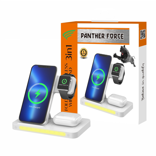 PF213- PANTHER FORCE 3 IN 1 WIRELESS CHARGE