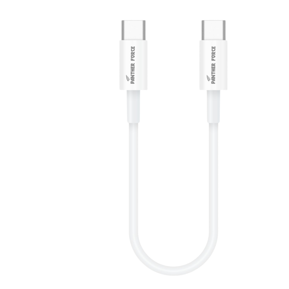 PF287.png PF287 - Panther Force 20 CM Data Cable for USB-C to USB-C - Fast Charging and Data Transfer - Image 1