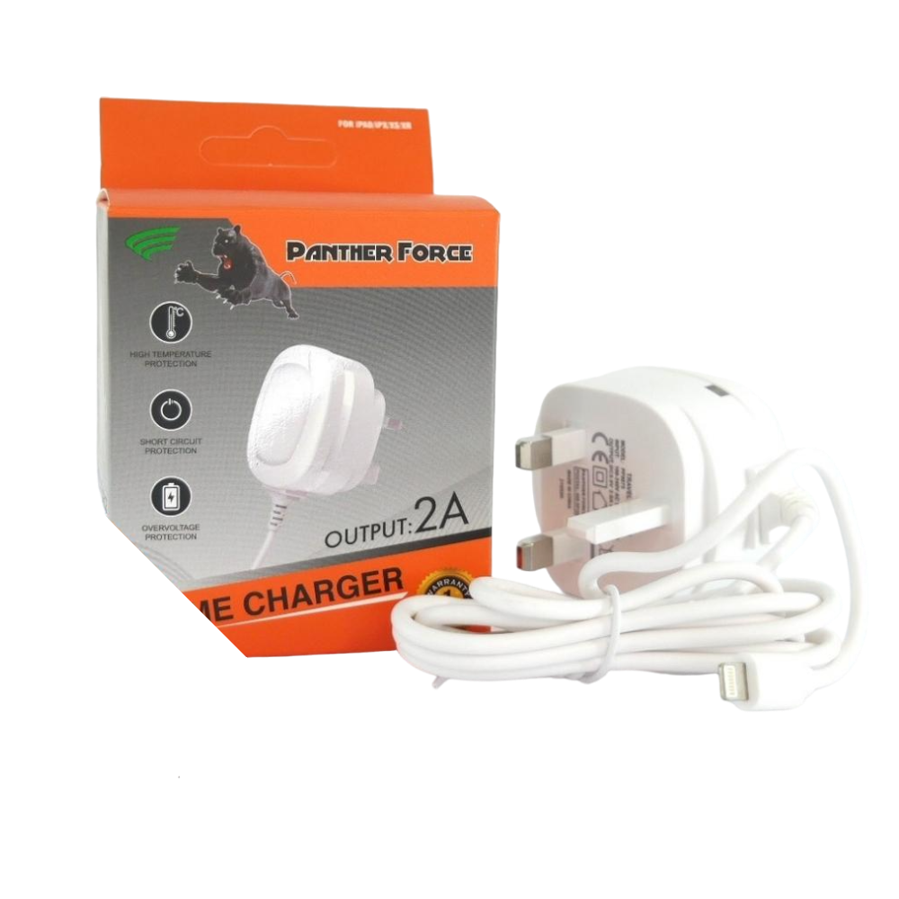 PF76.png PF76- PANTHER FORCE 2AMP IPHONE MAIN CHARGER - Image 1