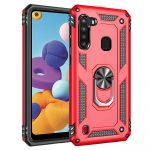 Slim Shockproof Ring Armor Stand Phone Case for Samsung Galaxy A21 (A215U) - Image 4