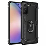 Slim Shockproof Ring Armor Stand Phone Case for Samsung Galaxy A55 (A556B) - Image 2