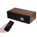 Speaker “BS13 Cobalt Wooden” tabletop wired and wireless