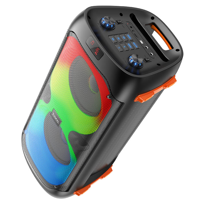 hoco-bs53-manhattan-wireless-dual-mic-outdoor-bt-speaker.jpg Wireless speaker “BS53 Manhattan” portable loudspeaker - Image 1