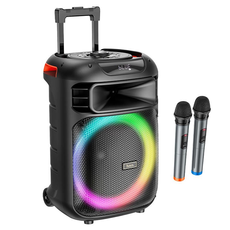 hoco-ha5-winner-outdoor-bt-speaker-2-mics.jpg Wireless speaker “HA5 Winner” portable loudspeaker - Image 1