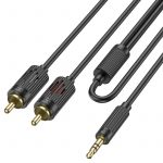 Cable 3.5mm to 2Ã—RCA â€œUPA28â€ audio conversion