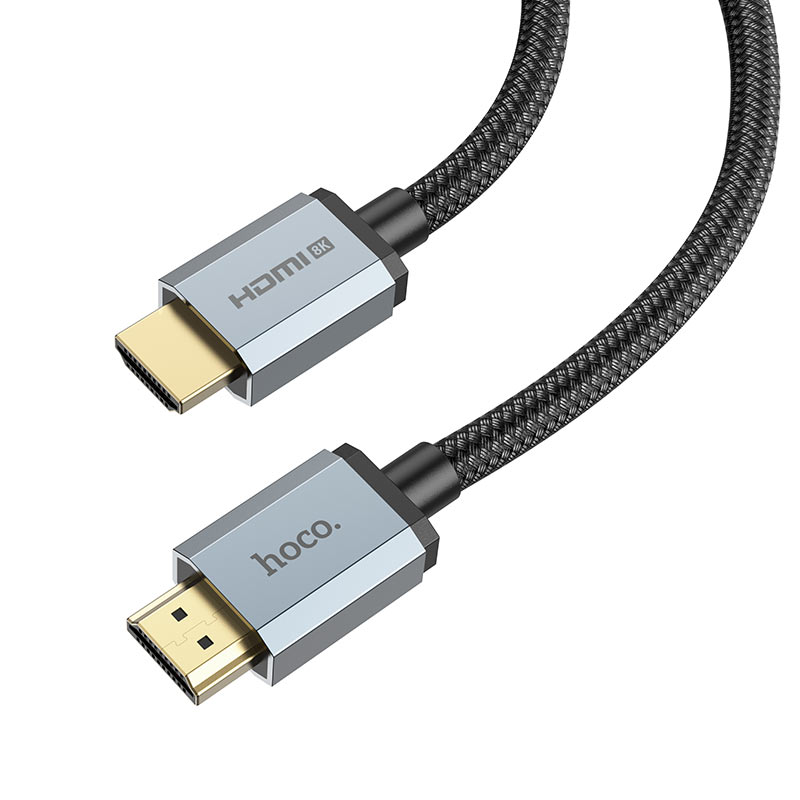 hoco-us03-hdmi-2-1-male-to-male-8k-ultra-hd-data-cable-plug.jpg Cable HDTV to HDTV 2.1 “US03” 8K ultra HD - Image 1