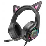 Headphones “W107 Cute cat” gaming headset