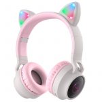 Headphones “W27 Cat ear” wireless wired