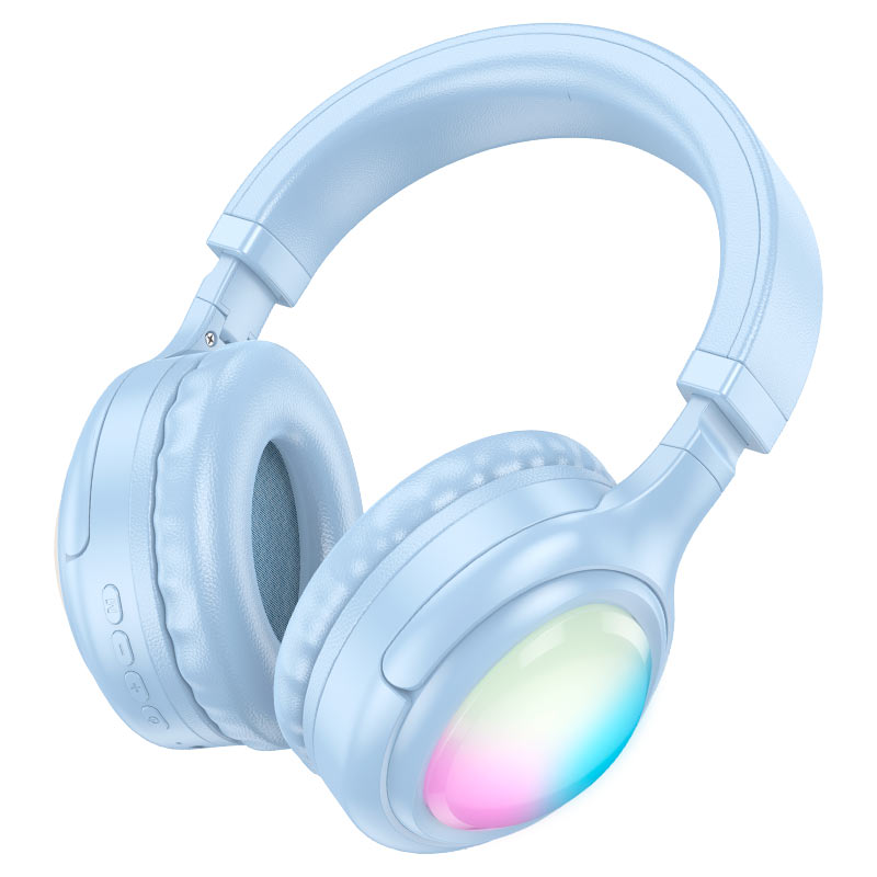 hoco-w48-focus-bt-headphones.jpg Headphones “W48 Focus” wireless wired - Image 1