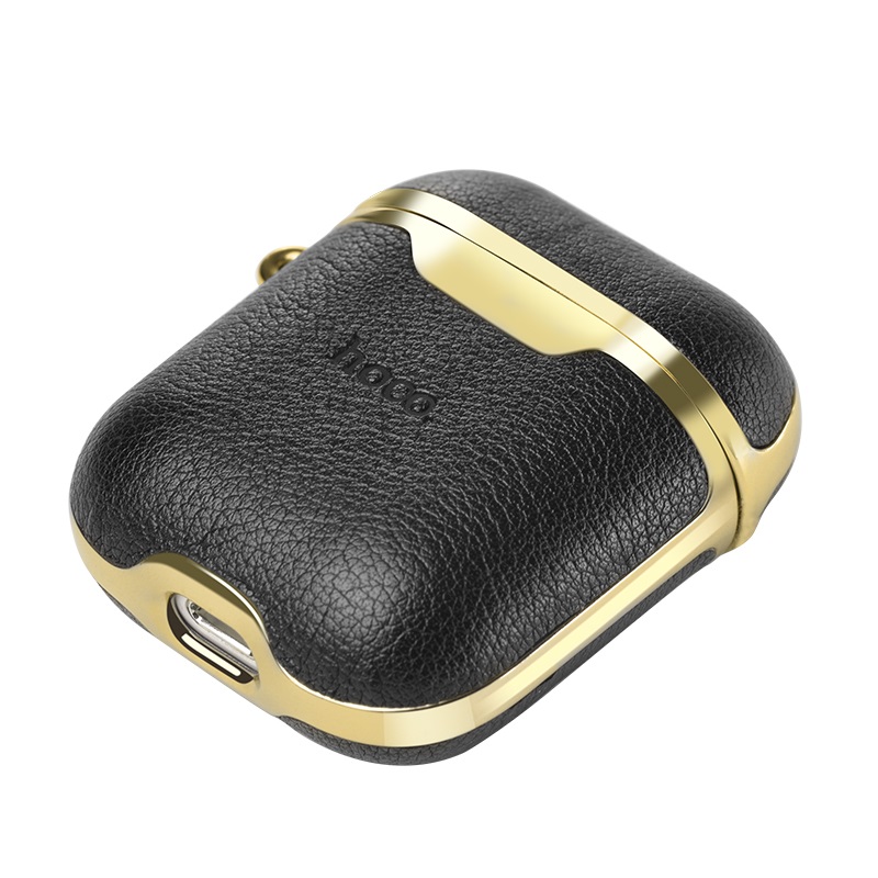 hoco-wb11-airpods12-luxuriant-leather-case-port.jpg Protective case “WB11 Luxuriant” for AirPods 1 / 2 - Image 1
