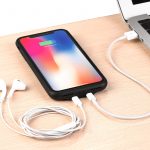 iPhone X case Â«LS10Â» dual Lightning interface for audio / charge - Image 5