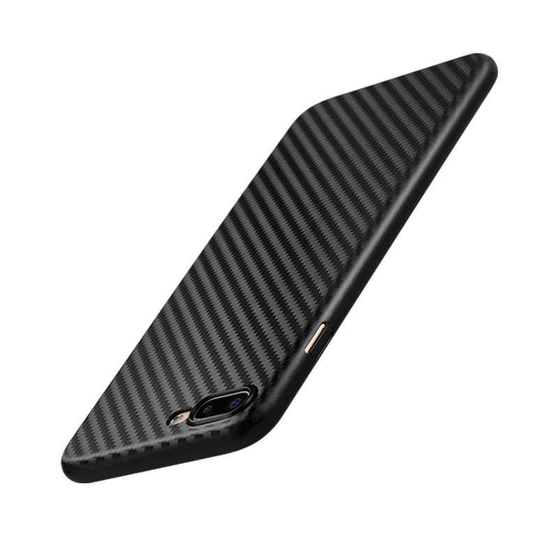 ultra-thin-carbon-fiber-case-iphone-7-8-plus-overview.jpg iPhone 7 / 8 / Plus “Ultra thin carbon†phone case back cover - Image 1