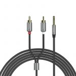 Cable dual RCA to 3.5mm “UPA10” audio plated plugs - Image 2